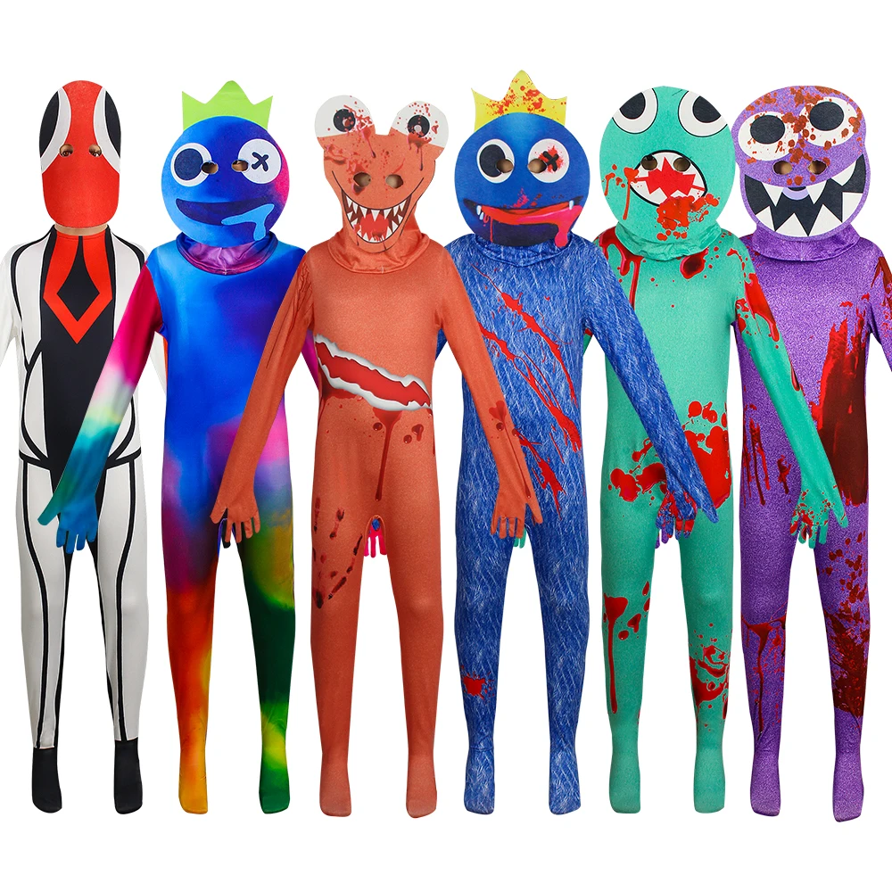 Rainbow Friends Costume Kids Boys Blue Monster Wiki Cosplay Horror Game Halloween Jumpsuit Canival Birthday Party Costume
Rainbow Friends Costume Kids Boys Blue Monster Wiki Cosplay Horror Game Halloween Jumpsuit Canival Birthday Party Costume