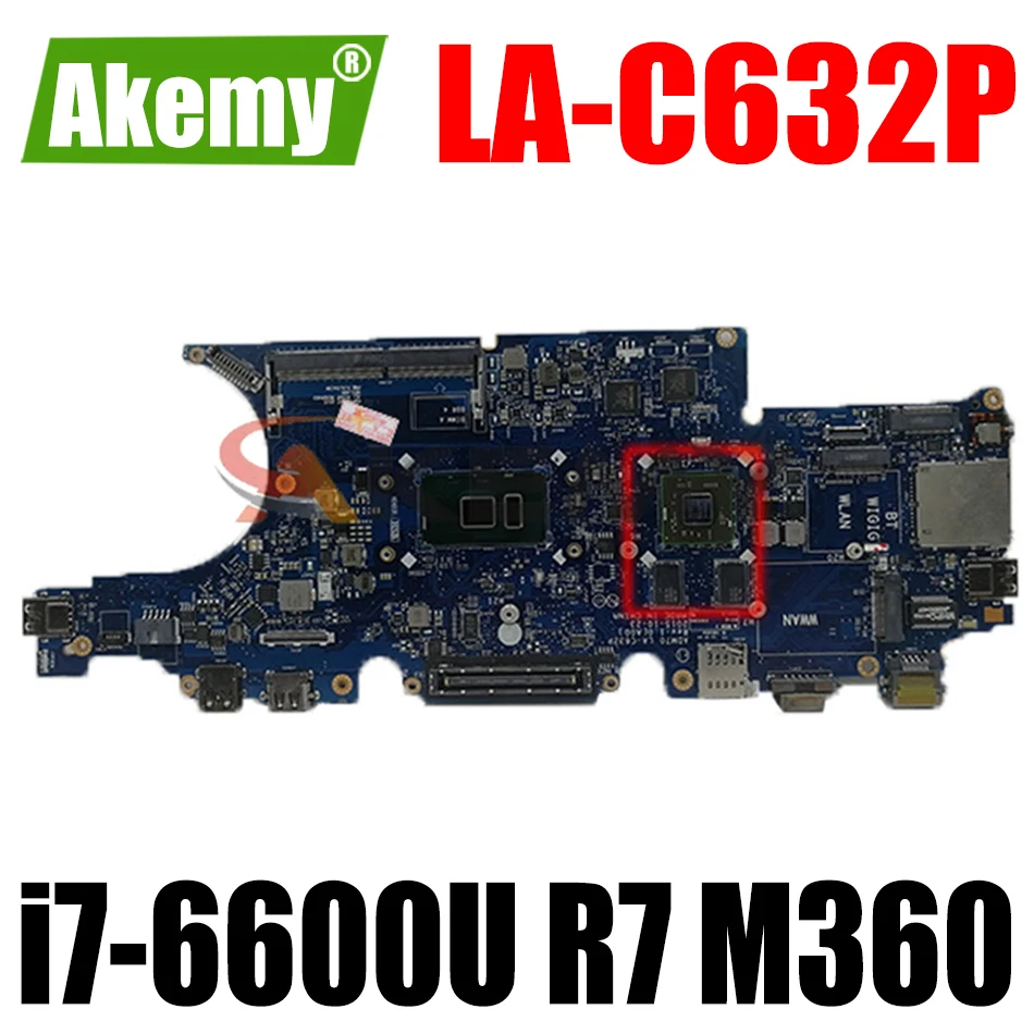 Материнская плата для ноутбука DELL Latitude E5470 LA-C632P 0NR58R NR58R с процессором i7-6600U R7 M360 100% полностью протестирована
Материнская плата для ноутбука DELL Latitude E5470 LA-C632P 0NR58R NR58R с процессором i7-6600U R7 M360 100% полностью протестирована