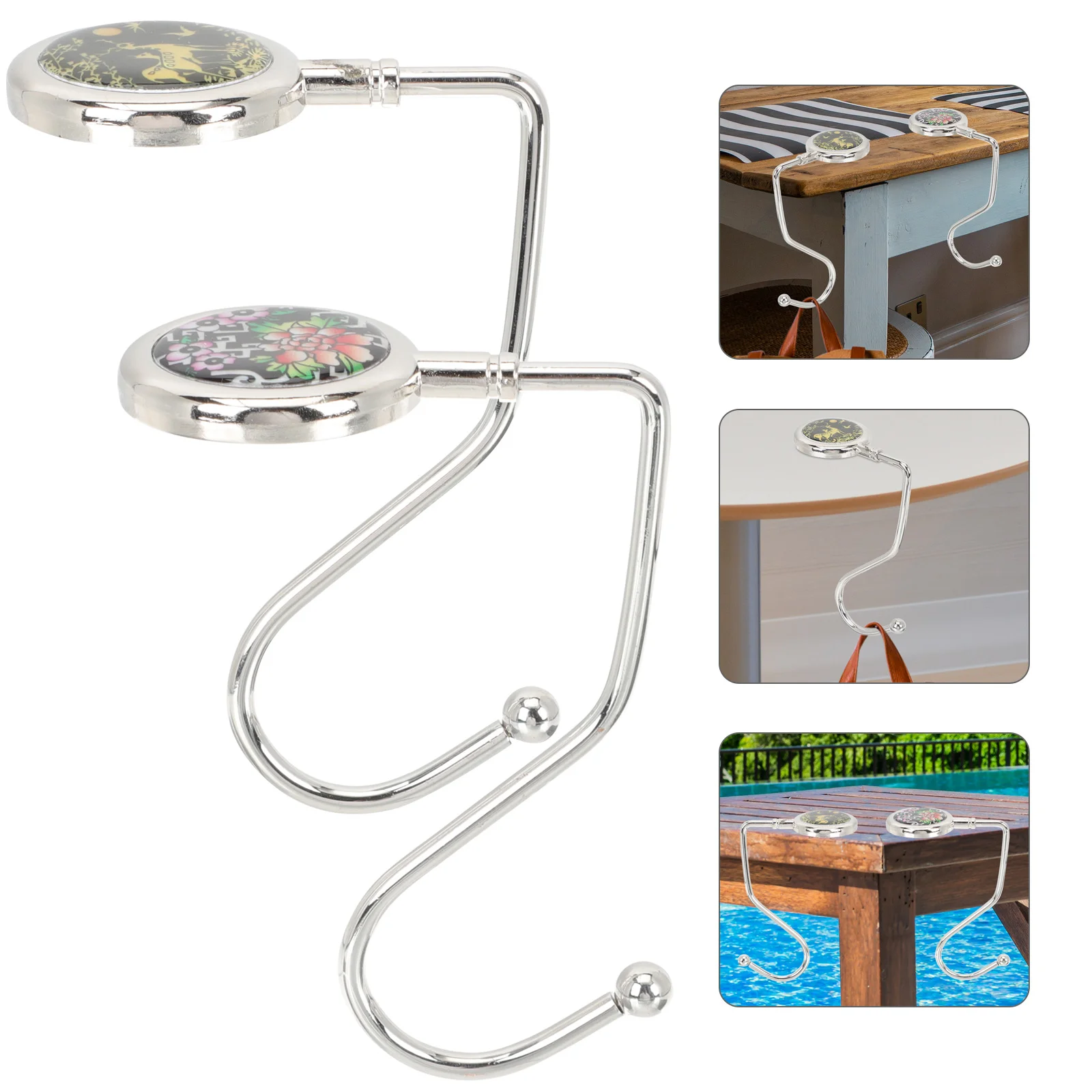 Purse Tablehook Hanger Holder Stockingholders Handbag Hooks Desk Fireplace Stand Ornament Hangers Christmas Vintage Tables Grips
Purse Tablehook Hanger Holder Stockingholders Handbag Hooks Desk Fireplace Stand Ornament Hangers Christmas Vintage Tables Grips