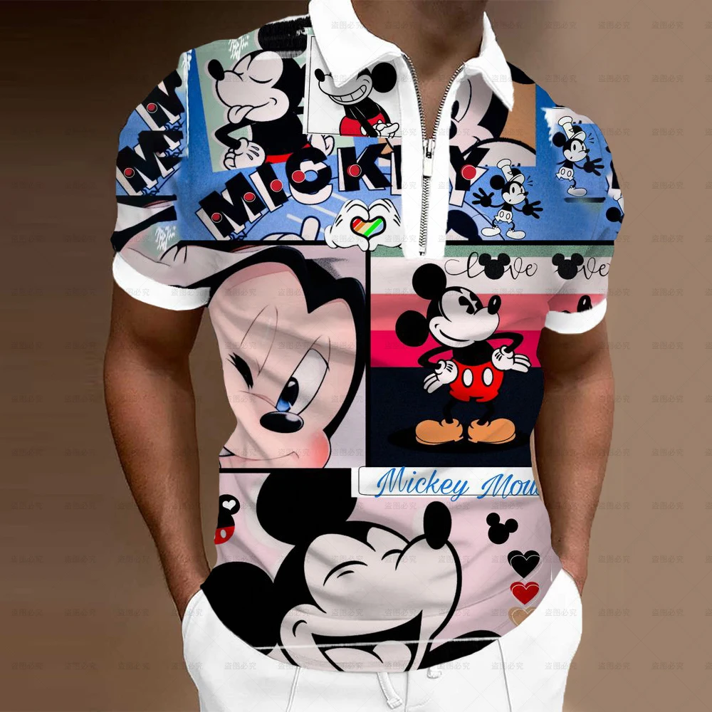 2023 Fashion Men's Polo Shirt Casual Lapel Zipper Disney Donald Duck 3D Print Short Sleeve T Shirt Men's Polo Shirt Hot Sale
2023 Fashion Men's Polo Shirt Casual Lapel Zipper Disney Donald Duck 3D Print Short Sleeve T Shirt Men's Polo Shirt Hot Sale