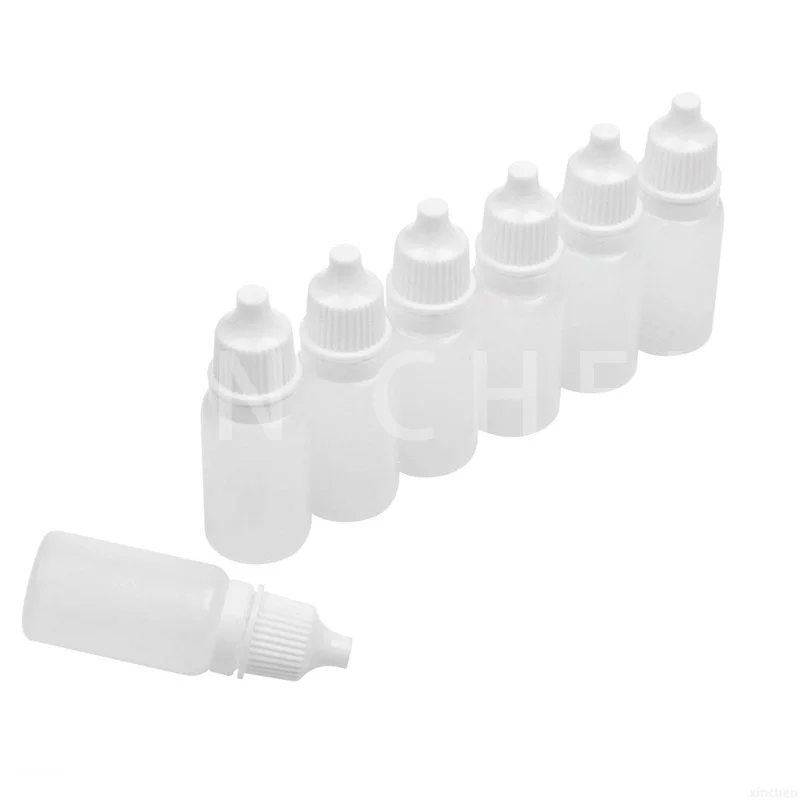 Фото 10 шт. пластиковые контейнеры для жидкости бутылочки из полиэтилена низкого