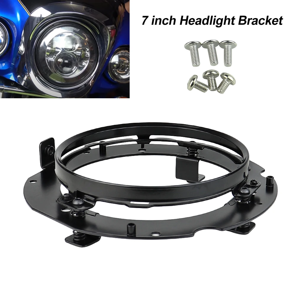 For 7Inch Motorcycle Headlight Accessories Black 7" Round Mounting Bracket Led Headlight Ring Mount Bracket
For 7Inch Motorcycle Headlight Accessories Black 7" Round Mounting Bracket Led Headlight Ring Mount Bracket