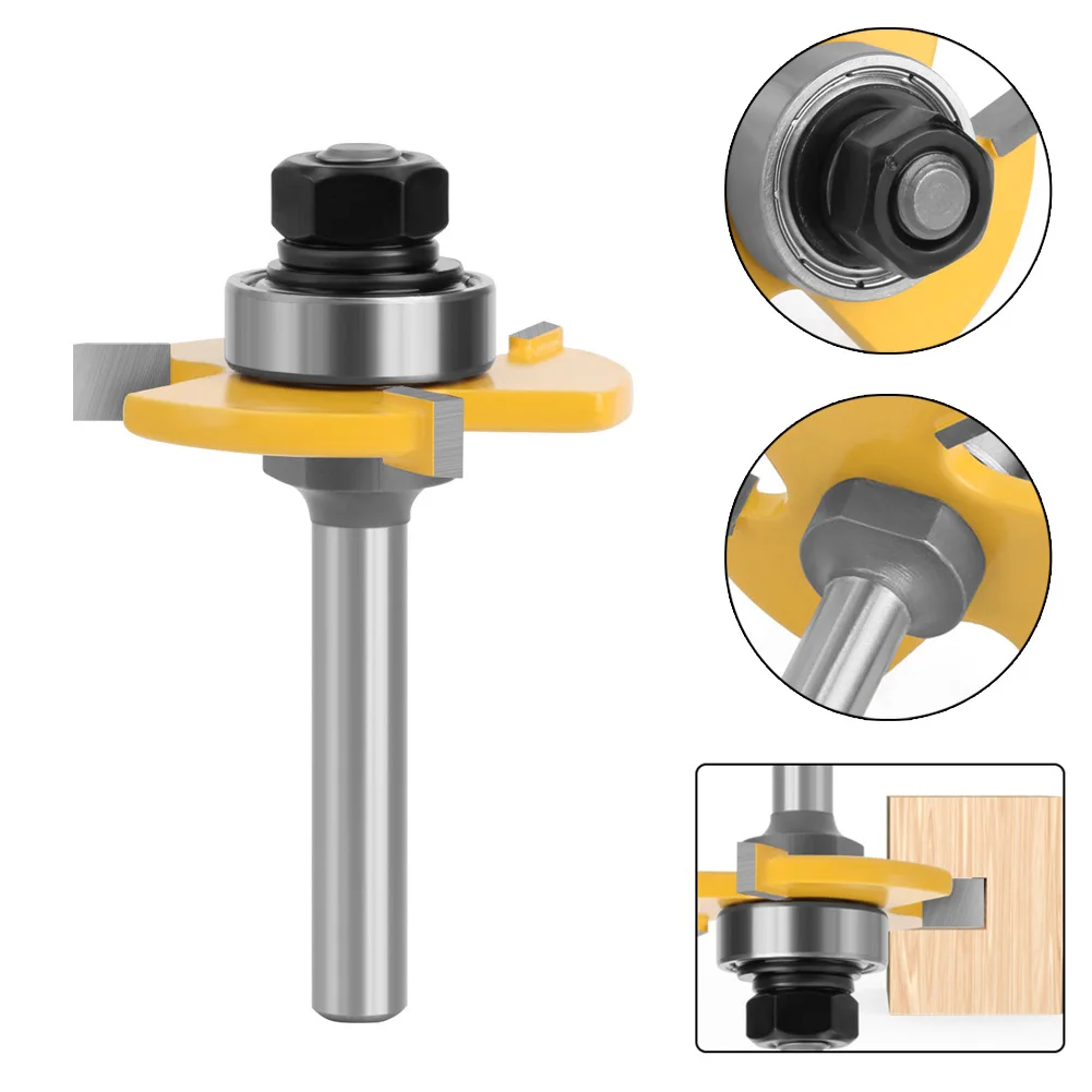 1pcs 8mm Shank Tongue Groove Joint Router Bits YG6X Carbide Tip T Slot Milling Cutter Woodworking Tools Accessories
1pcs 8mm Shank Tongue Groove Joint Router Bits YG6X Carbide Tip T Slot Milling Cutter Woodworking Tools Accessories