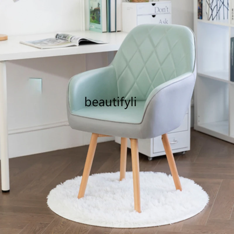 Nail Scrubbing Chair Cosmetic Chair Study Long Sitting Comfortable Bedroom Makeup Stool Study Desk Writing Chair
Nail Scrubbing Chair Cosmetic Chair Study Long Sitting Comfortable Bedroom Makeup Stool Study Desk Writing Chair