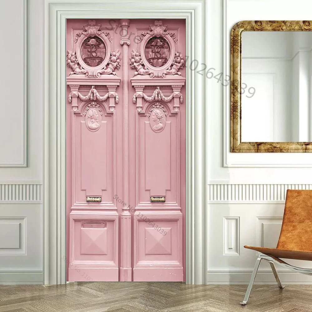 3D наклейка на дверь "Деревянный эффект", белая и розовая, ПВХ
3D наклейка на дверь "Деревянный эффект", белая и розовая, ПВХ