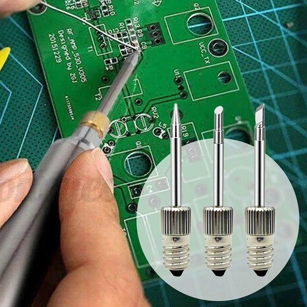 6Pcs Soldering Iron Tips E10 Interface Battery Corrosion Replacement Electric Soldering Needle Tip Welding Equipment
6Pcs Soldering Iron Tips E10 Interface Battery Corrosion Replacement Electric Soldering Needle Tip Welding Equipment