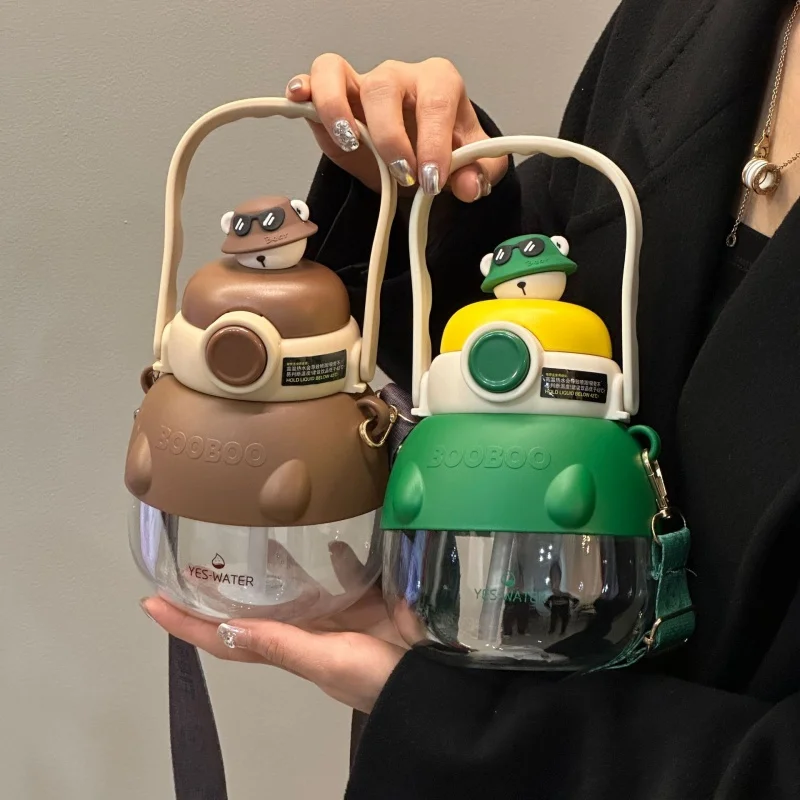 1000ml Large Capacity Big Belly Drinking Straw Cup Cute Boys and Girls Plastic Cup Sports Kettle Crossbody Cup
1000ml Large Capacity Big Belly Drinking Straw Cup Cute Boys and Girls Plastic Cup Sports Kettle Crossbody Cup
