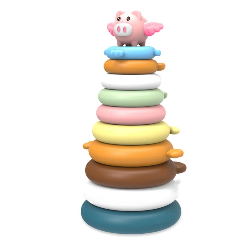 Plastic Rainbow Stack Blocks Baby Stacking Game for Kids Kindergarten Learning Educational Toys Shape Color Cognition 
Plastic Rainbow Stack Blocks Baby Stacking Game for Kids Kindergarten Learning Educational Toys Shape Color Cognition