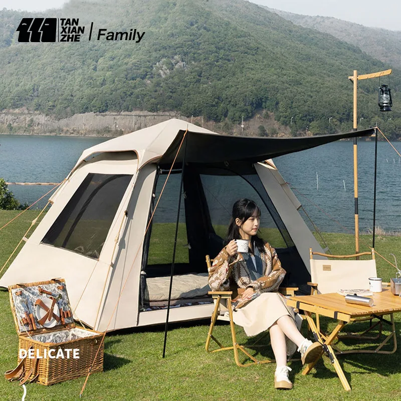 Full-automatic Tent Outdoor Rainproof Sunscreen Beach Park Camping Tent Outdoor Tent 
Full-automatic Tent Outdoor Rainproof Sunscreen Beach Park Camping Tent Outdoor Tent