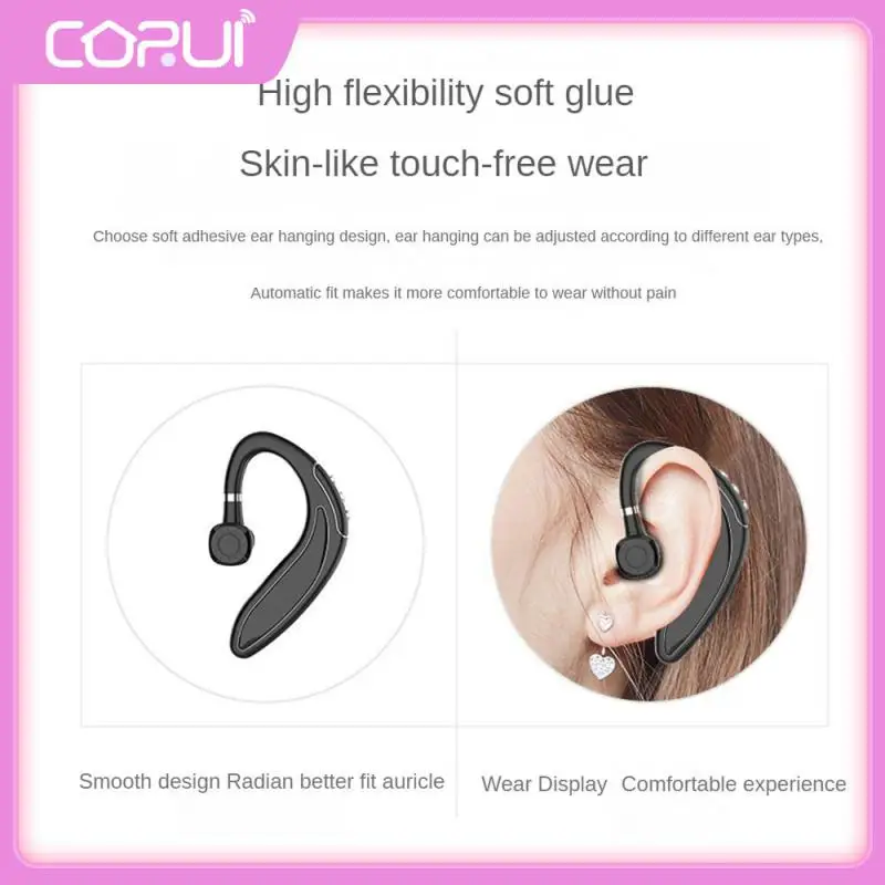 Sports Headset Ear Loop Design Signal Range 10 Meters Wireless Headset Painless Wearing Skin-like Touch Earphone
Sports Headset Ear Loop Design Signal Range 10 Meters Wireless Headset Painless Wearing Skin-like Touch Earphone