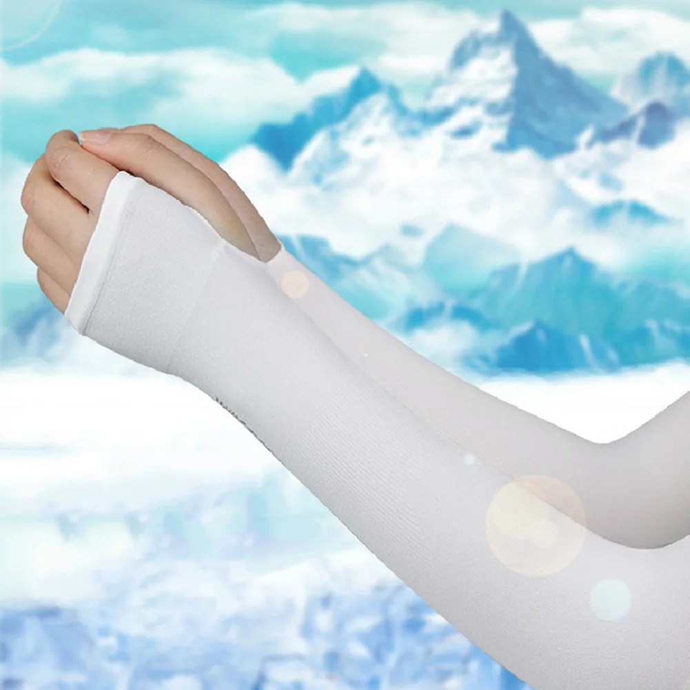 1 Pair Ice Fabric Breathable Thin Long Arm Sleeves Sun UV Protection Arm Sleeves Running Fishing Driving Sportswear
1 Pair Ice Fabric Breathable Thin Long Arm Sleeves Sun UV Protection Arm Sleeves Running Fishing Driving Sportswear