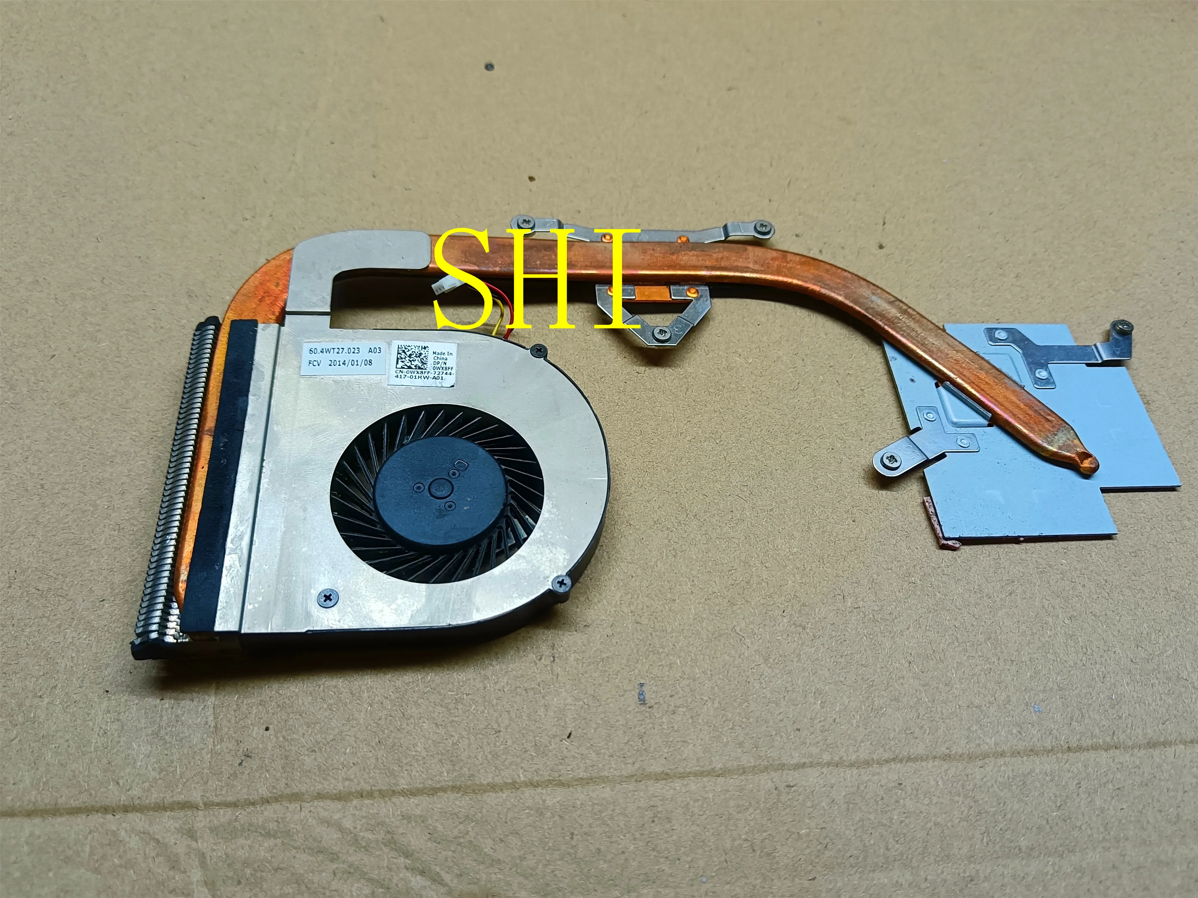 0WX8FF FOR Radiator For Dell Inspiron 14 3421 5421 WX8FF CPU GPU Cooling Fan heatsink free shipping
0WX8FF FOR Radiator For Dell Inspiron 14 3421 5421 WX8FF CPU GPU Cooling Fan heatsink free shipping
