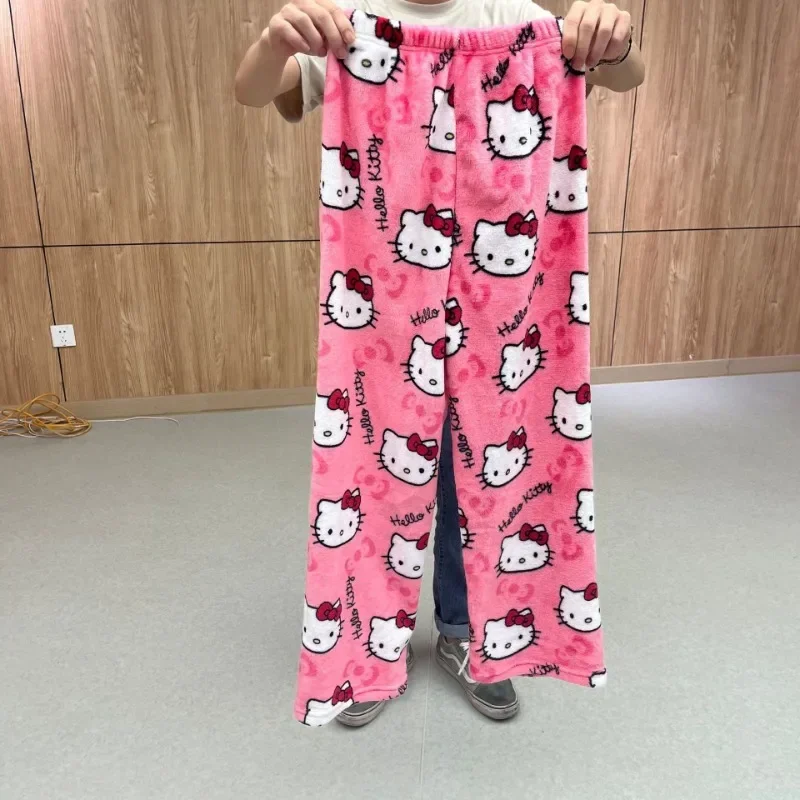 Sanrio Kawaii аниме Hello Kitty утолщенные плюшевые теплые пижамные брюки милые Мультяшные милые домашние повседневные брюки подарки
Sanrio Kawaii аниме Hello Kitty утолщенные плюшевые теплые пижамные брюки милые Мультяшные милые домашние повседневные брюки подарки