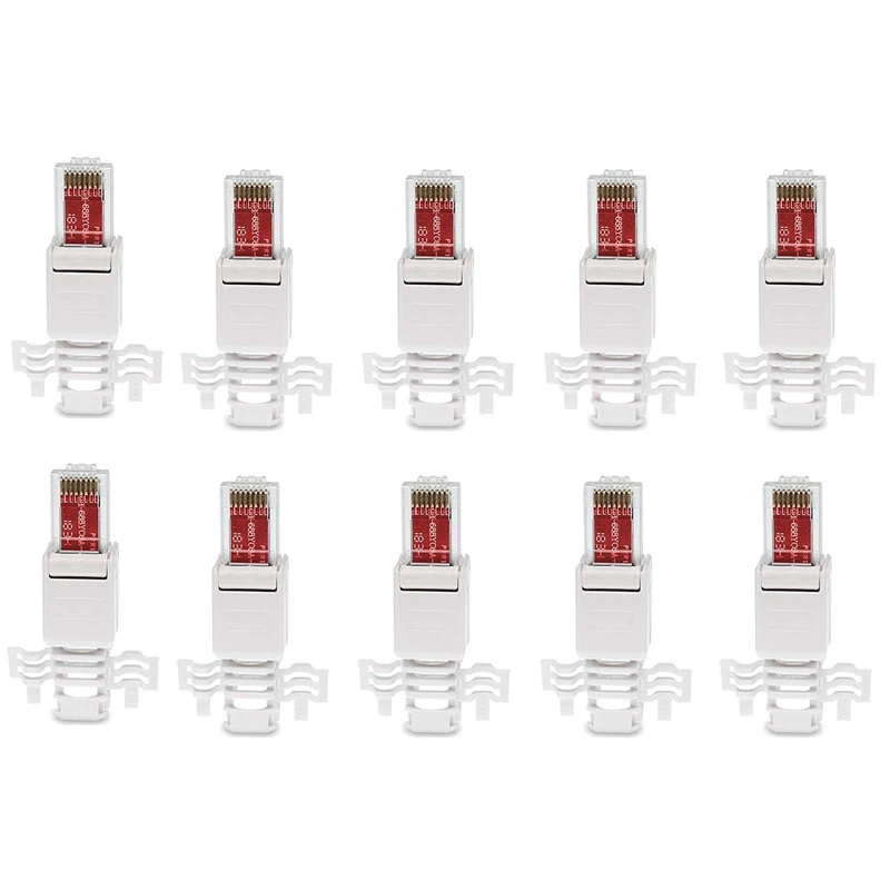 10 сетевых разъемов без инструментов, RJ45 CAT6 LAN UTP кабель, разъем без инструментов CAT5 CAT7, установочный кабель, соединительный кабель, инструмен...
10 сетевых разъемов без инструментов, RJ45 CAT6 LAN UTP кабель, разъем без инструментов CAT5 CAT7, установочный кабель, соединительный кабель, инструмен...