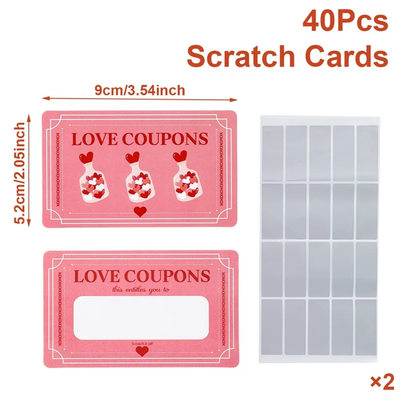 Скретч-открытки Love Note, 40 штук
Скретч-открытки Love Note, 40 штук