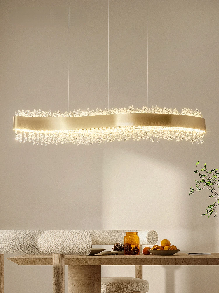 Luxury Lamp Restaurant Crystal Chandelier Italian Light Luxury Dining Table Lamps Post-Modern Minimalist Creative Bar Dining
Luxury Lamp Restaurant Crystal Chandelier Italian Light Luxury Dining Table Lamps Post-Modern Minimalist Creative Bar Dining