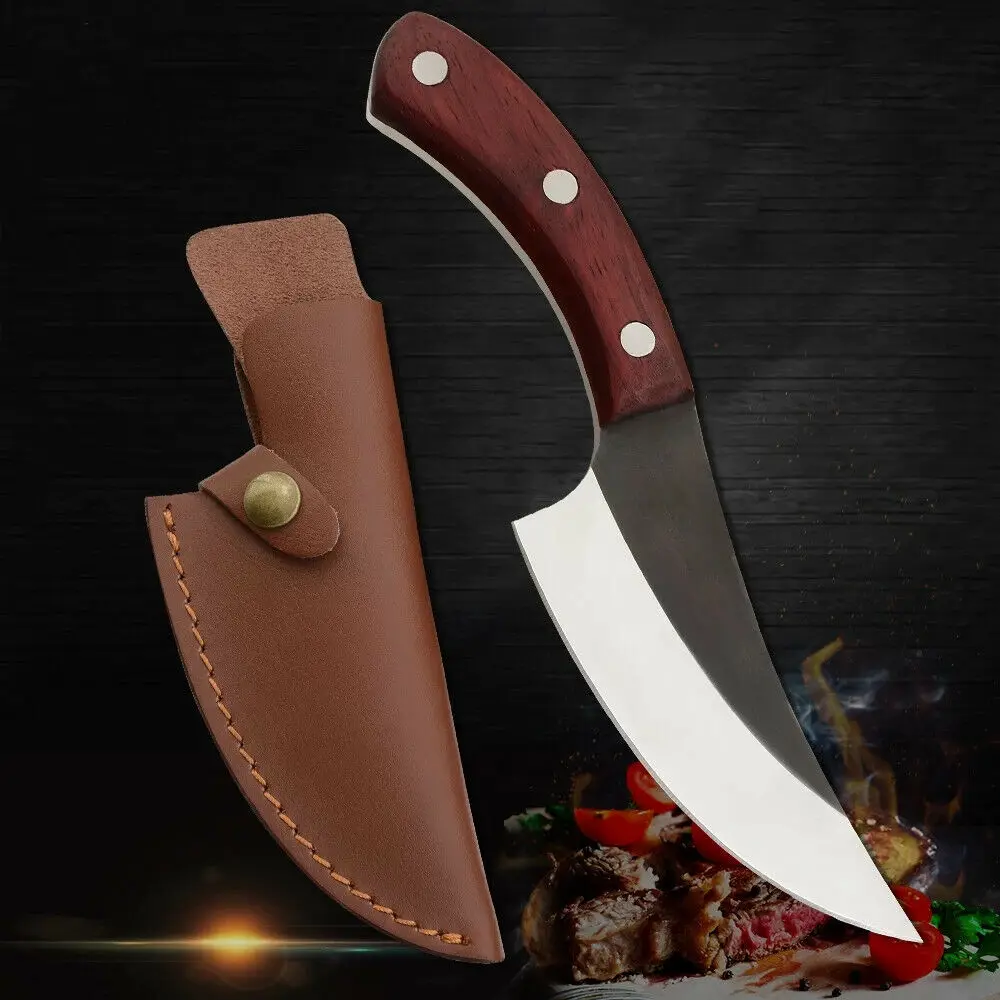 Handmade Forged Boning Knife Sharp Stainless Steel Hunting Knife Fish Meat Butcher Cleaver Fruit Vegetable Utility Chef Knives
Handmade Forged Boning Knife Sharp Stainless Steel Hunting Knife Fish Meat Butcher Cleaver Fruit Vegetable Utility Chef Knives