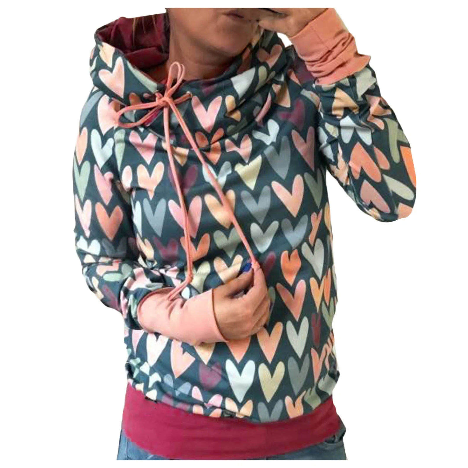 Women's Printed Top Blouse Pullover Hoodies Long Sleeve Colorful Pattern Sweatshirt All Black Sweatshirt Female Sweatshirt
Women's Printed Top Blouse Pullover Hoodies Long Sleeve Colorful Pattern Sweatshirt All Black Sweatshirt Female Sweatshirt