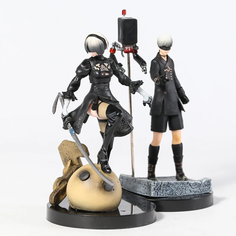 NieR Automata YoRHa № 2 Тип B 2B / No.9 Тип S 9S фигурка из ПВХ Коллекционная модель игрушка кукла игрушки 
NieR Automata YoRHa № 2 Тип B 2B / No.9 Тип S 9S фигурка из ПВХ Коллекционная модель игрушка кукла игрушки