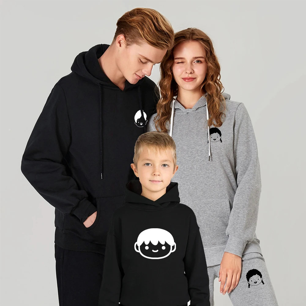Family Printed Tracksuits Set Women Men Children's Hoodies + Pants Kids Pullover Casual Fleece Parent Child Sweatshirt Clothing
Family Printed Tracksuits Set Women Men Children's Hoodies + Pants Kids Pullover Casual Fleece Parent Child Sweatshirt Clothing