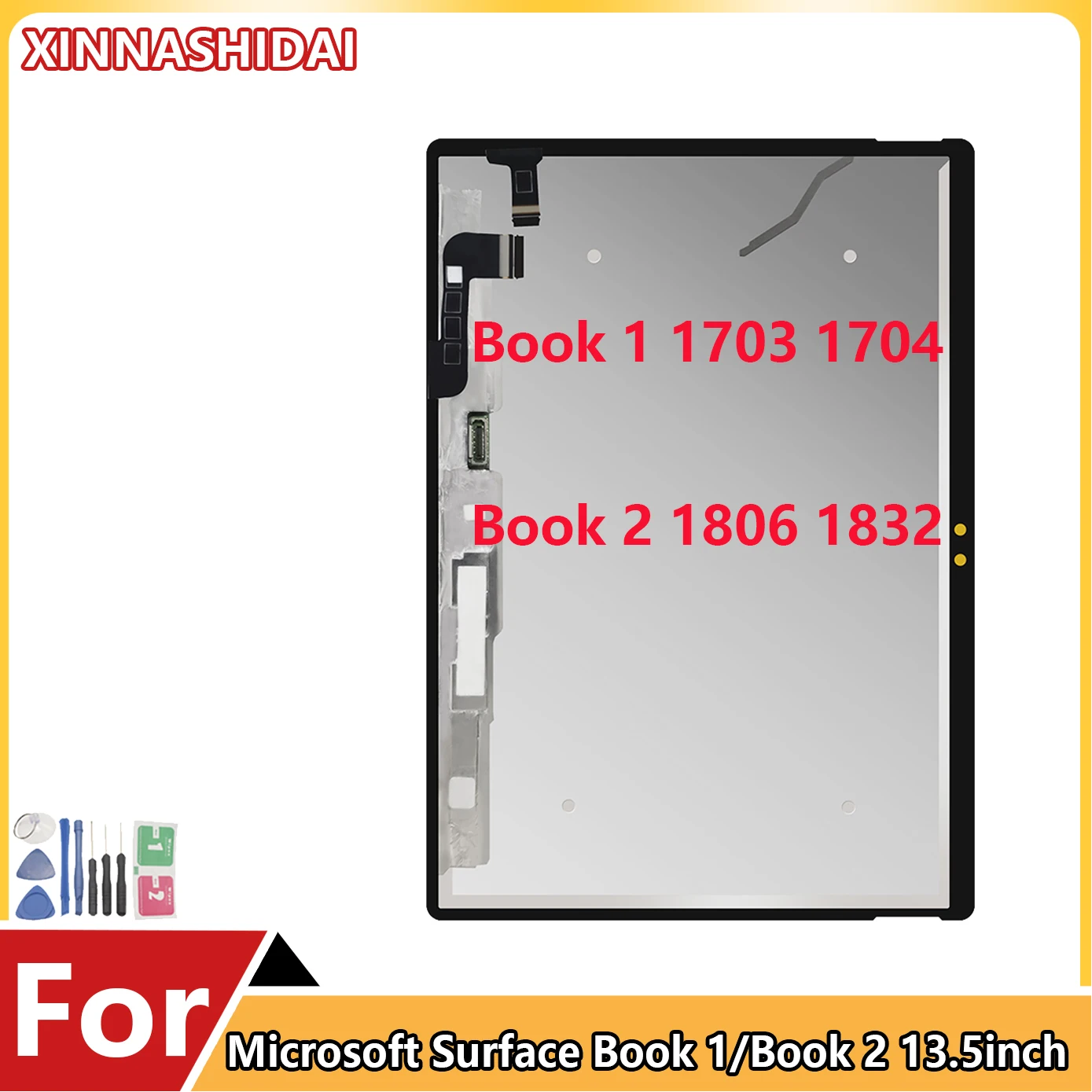 Оригинальный ЖК-дисплей 13,5 ''для Microsoft Surface Book 1 1703 1704 1705 1706 Book2 1806 1832, ЖК-дисплей с сенсорным экраном и дигитайзером
Оригинальный ЖК-дисплей 13,5 ''для Microsoft Surface Book 1 1703 1704 1705 1706 Book2 1806 1832, ЖК-дисплей с сенсорным экраном и дигитайзером