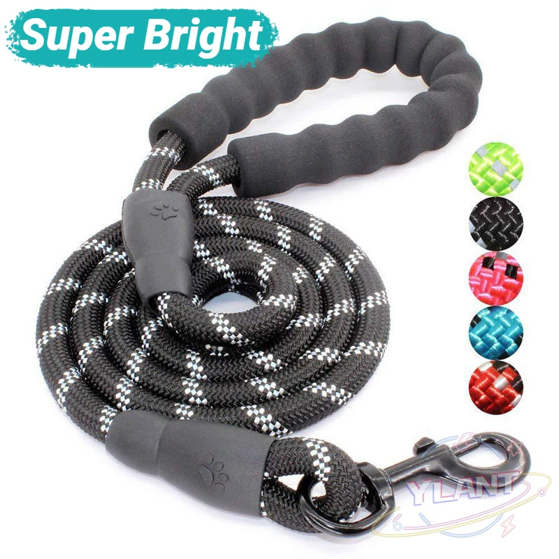 Pet Leash Reflective Strong Dog Leash 1.5M Long with Comfortable Padded Handle Heavy Duty Training Durable Nylon Rope Leashes
Pet Leash Reflective Strong Dog Leash 1.5M Long with Comfortable Padded Handle Heavy Duty Training Durable Nylon Rope Leashes