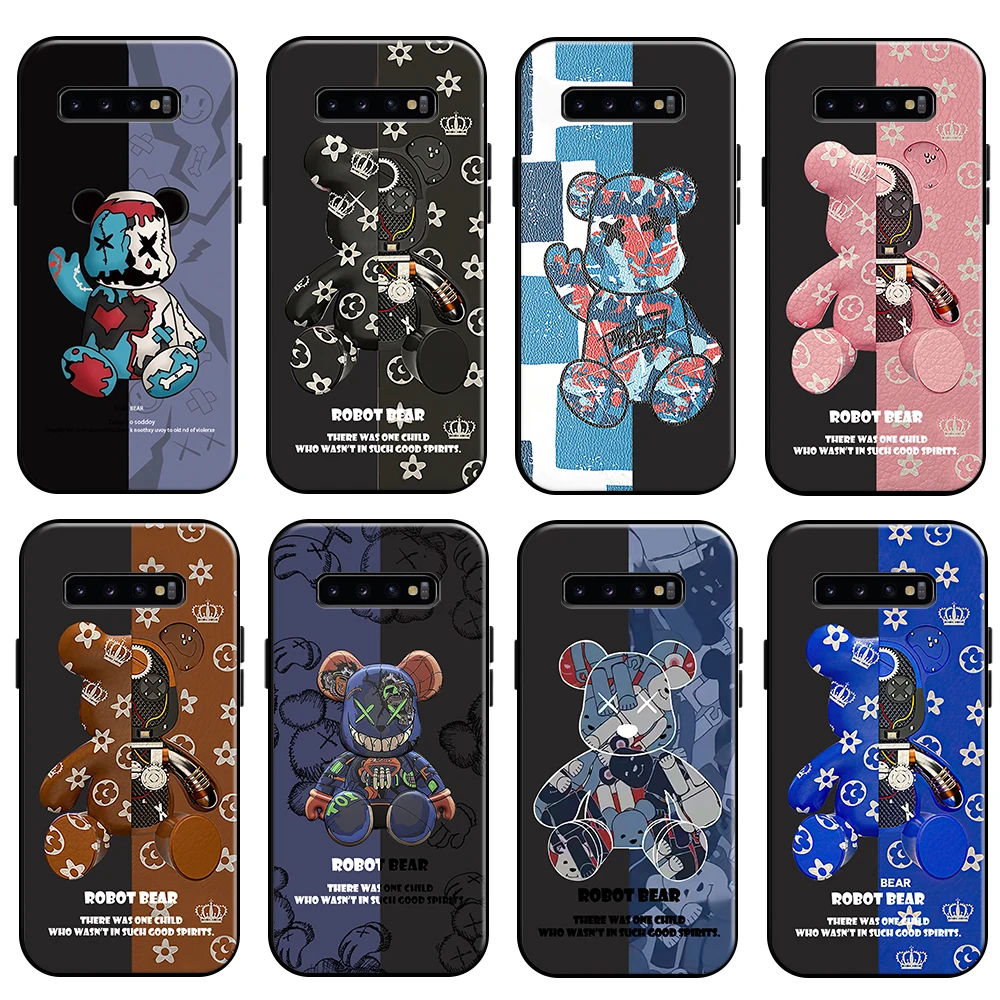 Luxury Fashion Bear For Samsung Galaxy S10 S10E S10 Lite S9 S8 Plus Galaxy S10 5G Phone Case Liquid Silicon Soft Coque Black
Luxury Fashion Bear For Samsung Galaxy S10 S10E S10 Lite S9 S8 Plus Galaxy S10 5G Phone Case Liquid Silicon Soft Coque Black