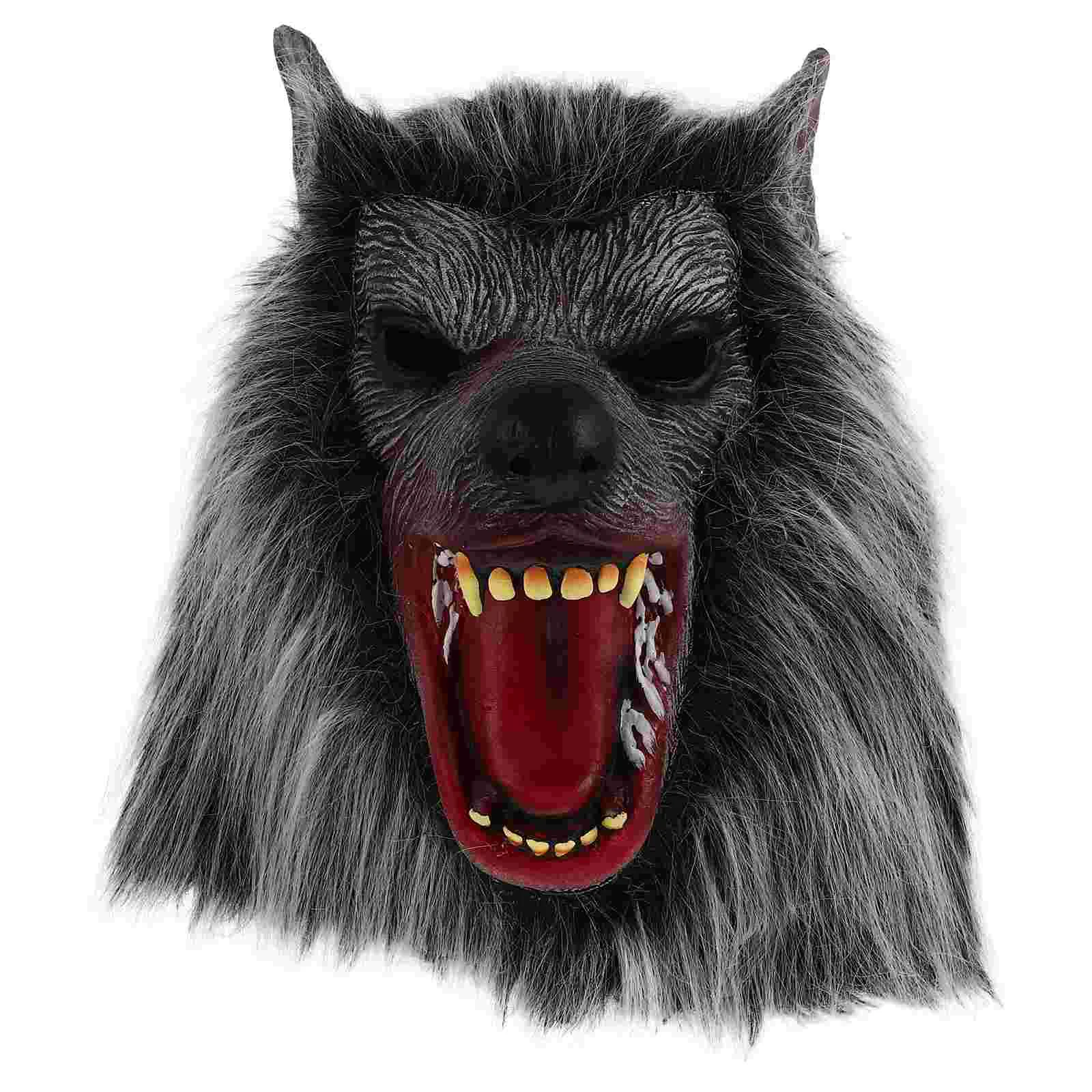 Movable Mouth Wolf Mask Plush Faux Fur Animal Mask Halloween Scary Dress Up Masks Halloween Masquerade Ball Party Cosplay
Movable Mouth Wolf Mask Plush Faux Fur Animal Mask Halloween Scary Dress Up Masks Halloween Masquerade Ball Party Cosplay