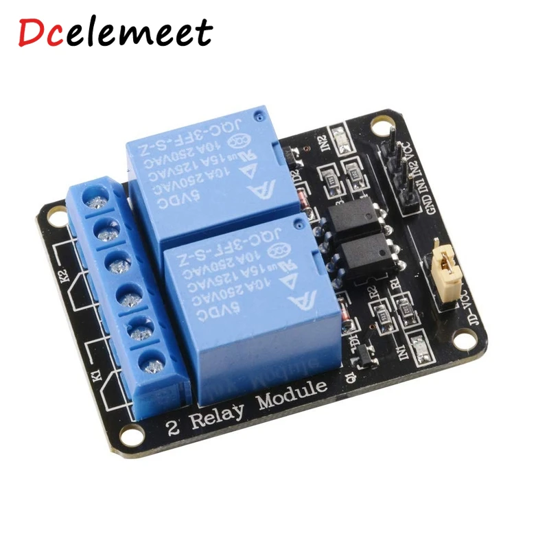 5V 2 Channel 5V Relay Module Low Level Trigger Expansion Board Compatible with R3 MEGA 2560 1280 DSP ARM PIC AVR Raspberry Pi
5V 2 Channel 5V Relay Module Low Level Trigger Expansion Board Compatible with R3 MEGA 2560 1280 DSP ARM PIC AVR Raspberry Pi