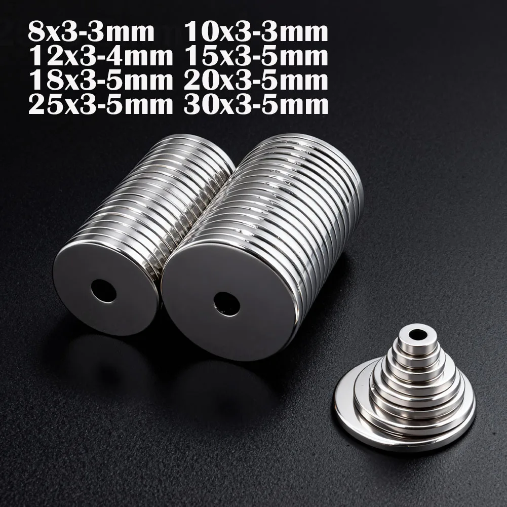 Супер сильные неодимовые магниты с отверстием
Супер сильные неодимовые магниты с отверстием