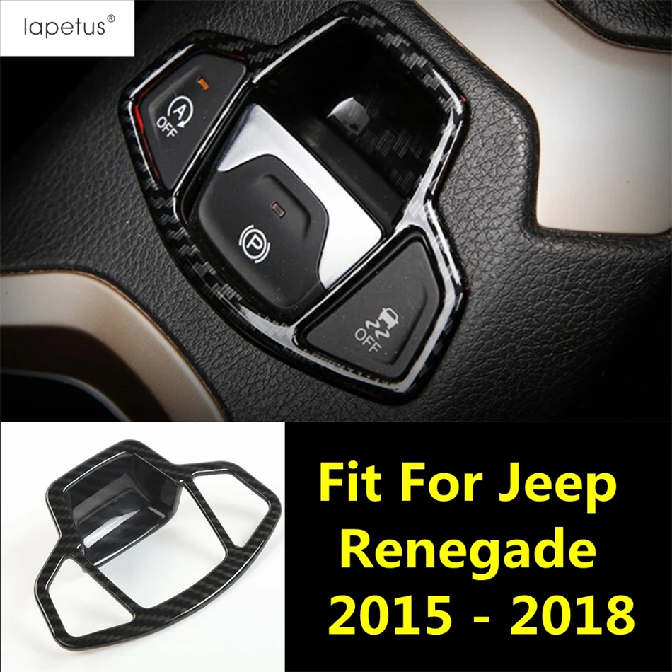 Car Electric Hand Brake Parking Button Frame Cover Trim For Jeep Renegade 2015 - 2018 ABS Carbon Fiber Accessories Interior Kit
Car Electric Hand Brake Parking Button Frame Cover Trim For Jeep Renegade 2015 - 2018 ABS Carbon Fiber Accessories Interior Kit