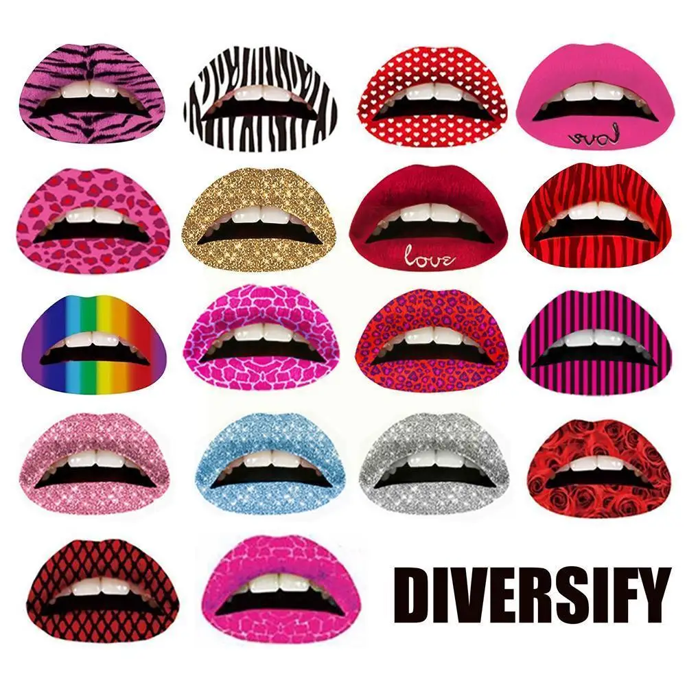 5pcs 3d Art Lips Sticker Glitter Pink Sexy Pattern Sticker Decals Makeup Diy Neck Tattoo Stickers Tattoo Lip Shape Bosom Li Q8u8
5pcs 3d Art Lips Sticker Glitter Pink Sexy Pattern Sticker Decals Makeup Diy Neck Tattoo Stickers Tattoo Lip Shape Bosom Li Q8u8