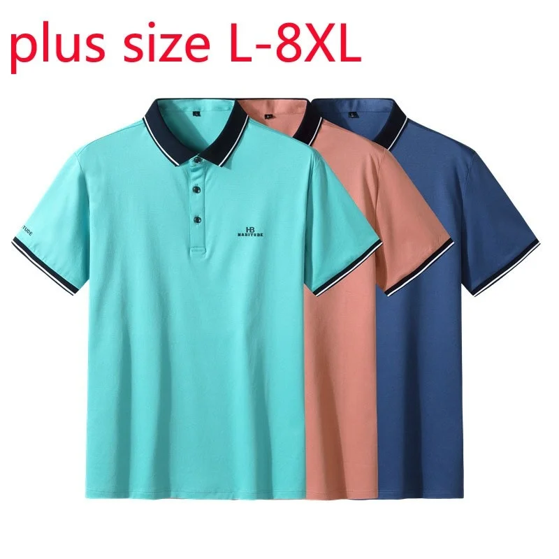New Arrival Fashion Super Large Summer Men Short Sleeve Fashion Casual Knitted Men T Shirt Plus Size L-3XL 4XL 5XL 6XL 7XL 8XL
New Arrival Fashion Super Large Summer Men Short Sleeve Fashion Casual Knitted Men T Shirt Plus Size L-3XL 4XL 5XL 6XL 7XL 8XL