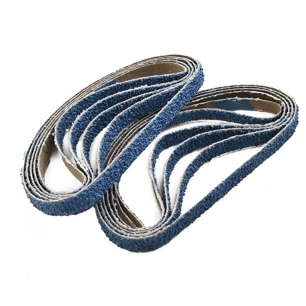 10 Pcs 330×10mm Zircon Corundum Sanding Belts Grinding Polishing For Metal Wood Furniture Hardware Power Tool Accessories
10 Pcs 330×10mm Zircon Corundum Sanding Belts Grinding Polishing For Metal Wood Furniture Hardware Power Tool Accessories