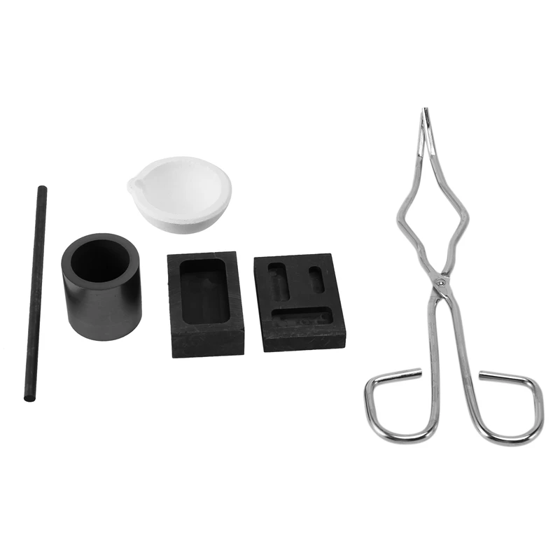 6PCS Heat Resistant Smelting Gold Silver Furnace Kit Scrap Jewelry Metal Gold Melting Refining Forge Set Graphite Foundry Crucib
6PCS Heat Resistant Smelting Gold Silver Furnace Kit Scrap Jewelry Metal Gold Melting Refining Forge Set Graphite Foundry Crucib