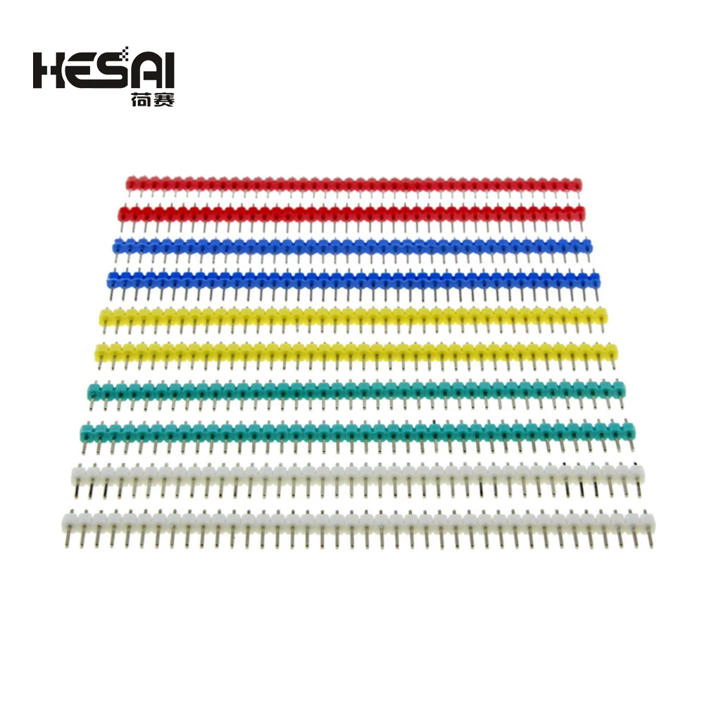 Hot Sale 10PCS 40 Pin 1x40 Single Row Male 2.54 Breakable Pin Header Connector Strip For Arduino Diy Kit
Hot Sale 10PCS 40 Pin 1x40 Single Row Male 2.54 Breakable Pin Header Connector Strip For Arduino Diy Kit
