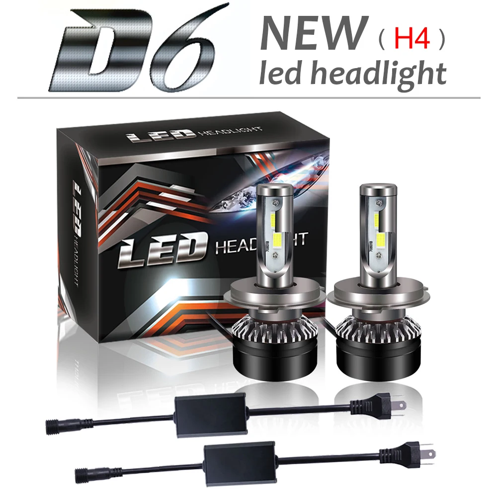 2PCS Car Light 60W 10000LM 6000K Headlight Car LED H4 / HB2 / 9003 Head Lamp Car Headlight Kit Automobile Fog Lamp Bulbs
2PCS Car Light 60W 10000LM 6000K Headlight Car LED H4 / HB2 / 9003 Head Lamp Car Headlight Kit Automobile Fog Lamp Bulbs