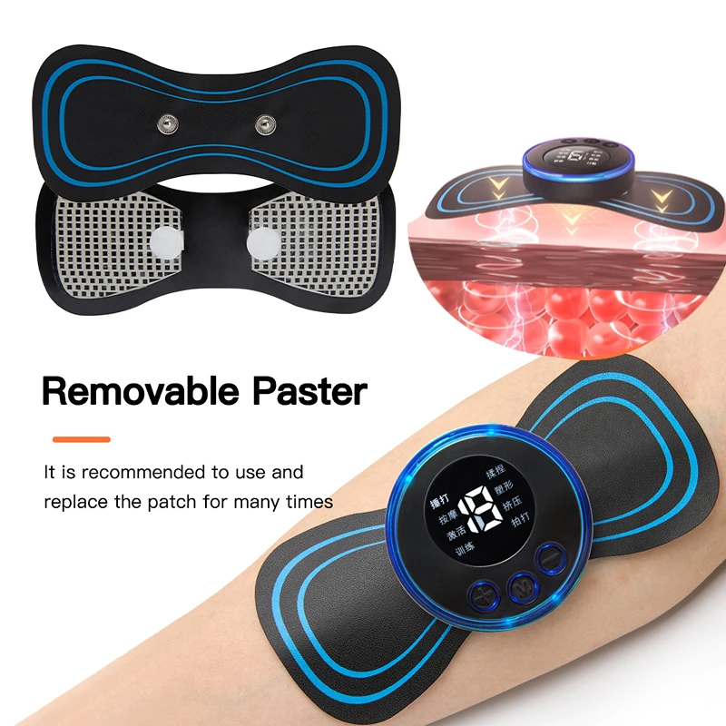 EMS Cervical Spine Neck Massage Stickers Mini Body Massager Vibration Electric Muscle Stimulation Pain Relief Vertebra Massage
EMS Cervical Spine Neck Massage Stickers Mini Body Massager Vibration Electric Muscle Stimulation Pain Relief Vertebra Massage