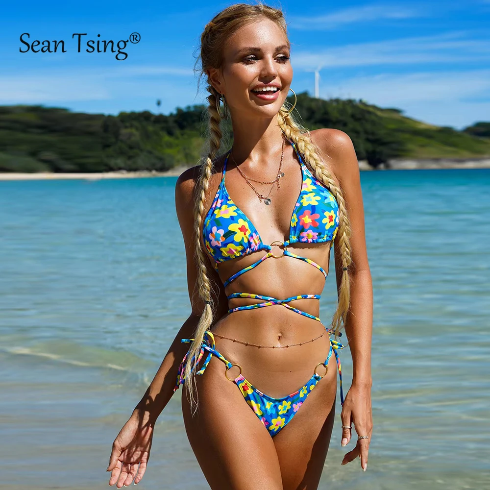 Сексуальное микро-бикини с цветочным принтом, женский купальник треугольной формы с бантом на шнуровке, пляжные стринги с эффектом пуш-ап, м...
Сексуальное микро-бикини с цветочным принтом, женский купальник треугольной формы с бантом на шнуровке, пляжные стринги с эффектом пуш-ап, м...