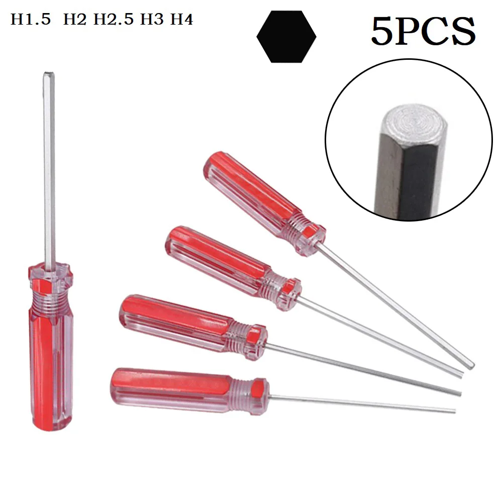 5PCS 1.5-4mm Hexagon Screwdriver Set Flat Head Hex Magnetic Screw Driver Head With Handle Repair Hand Tool
5PCS 1.5-4mm Hexagon Screwdriver Set Flat Head Hex Magnetic Screw Driver Head With Handle Repair Hand Tool