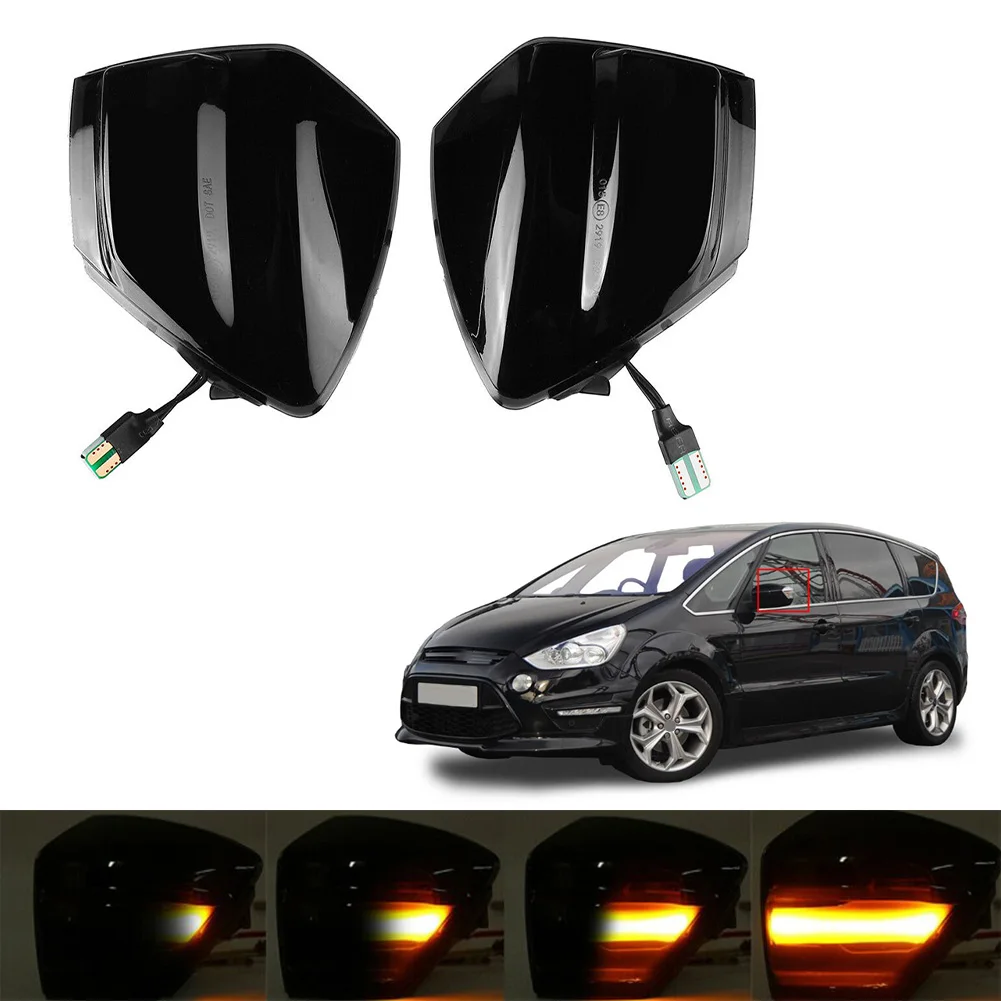 2X Dynamic LED Side Indicator Turn Signal Black Rearview Mirror Lights For Ford Kuga C-Max S-Max 07-14 Side Marker Light
2X Dynamic LED Side Indicator Turn Signal Black Rearview Mirror Lights For Ford Kuga C-Max S-Max 07-14 Side Marker Light