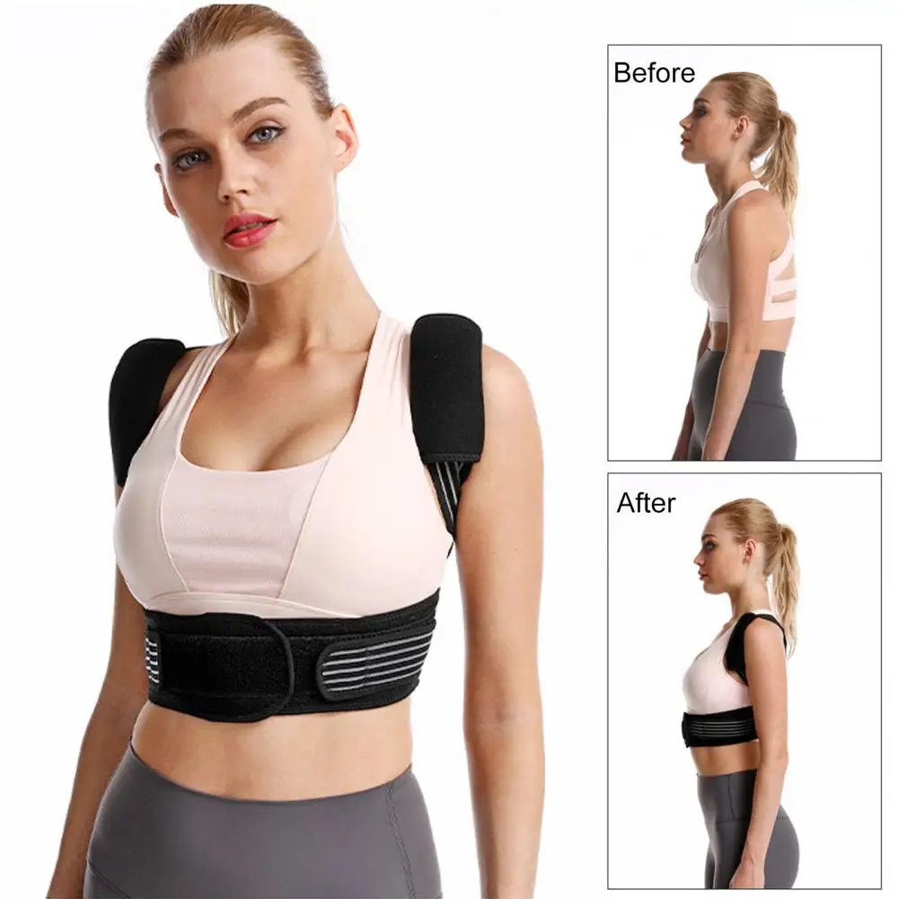 Posture Corrector Adjustable Quick Effect Elastic Widened Strap Multipurpose Support Back Polyester Women Men Back Brace Support
Posture Corrector Adjustable Quick Effect Elastic Widened Strap Multipurpose Support Back Polyester Women Men Back Brace Support