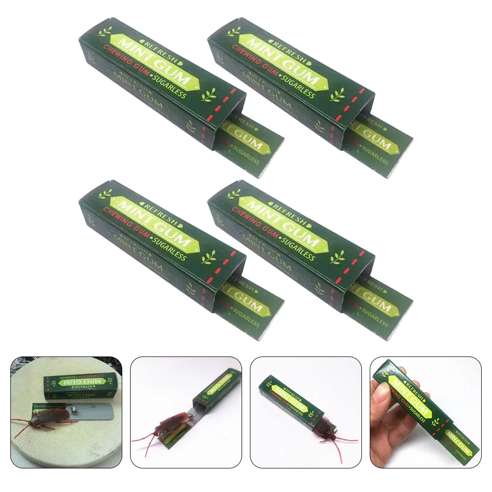 4pcs Gum Cockroach Halloween Cockroach Joke Toys Chewing Gum Prank Prop for Halloween Fool's Day
4pcs Gum Cockroach Halloween Cockroach Joke Toys Chewing Gum Prank Prop for Halloween Fool's Day