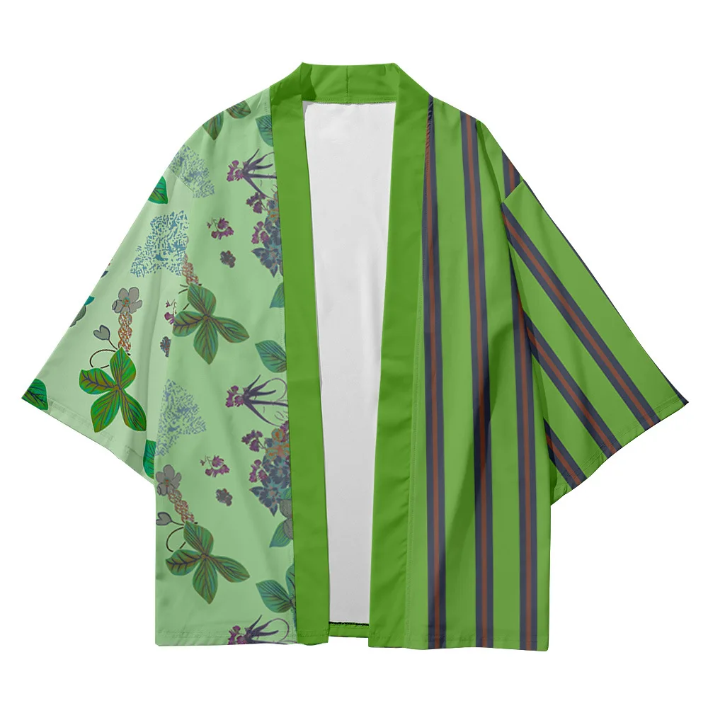 Print Stripe Men Kimono Robe 3/4 Sleeve Cardigan Large Size Pajamas Pant Underwear Casual Loose Bathrobe Sleepwear Home Clothes
Print Stripe Men Kimono Robe 3/4 Sleeve Cardigan Large Size Pajamas Pant Underwear Casual Loose Bathrobe Sleepwear Home Clothes