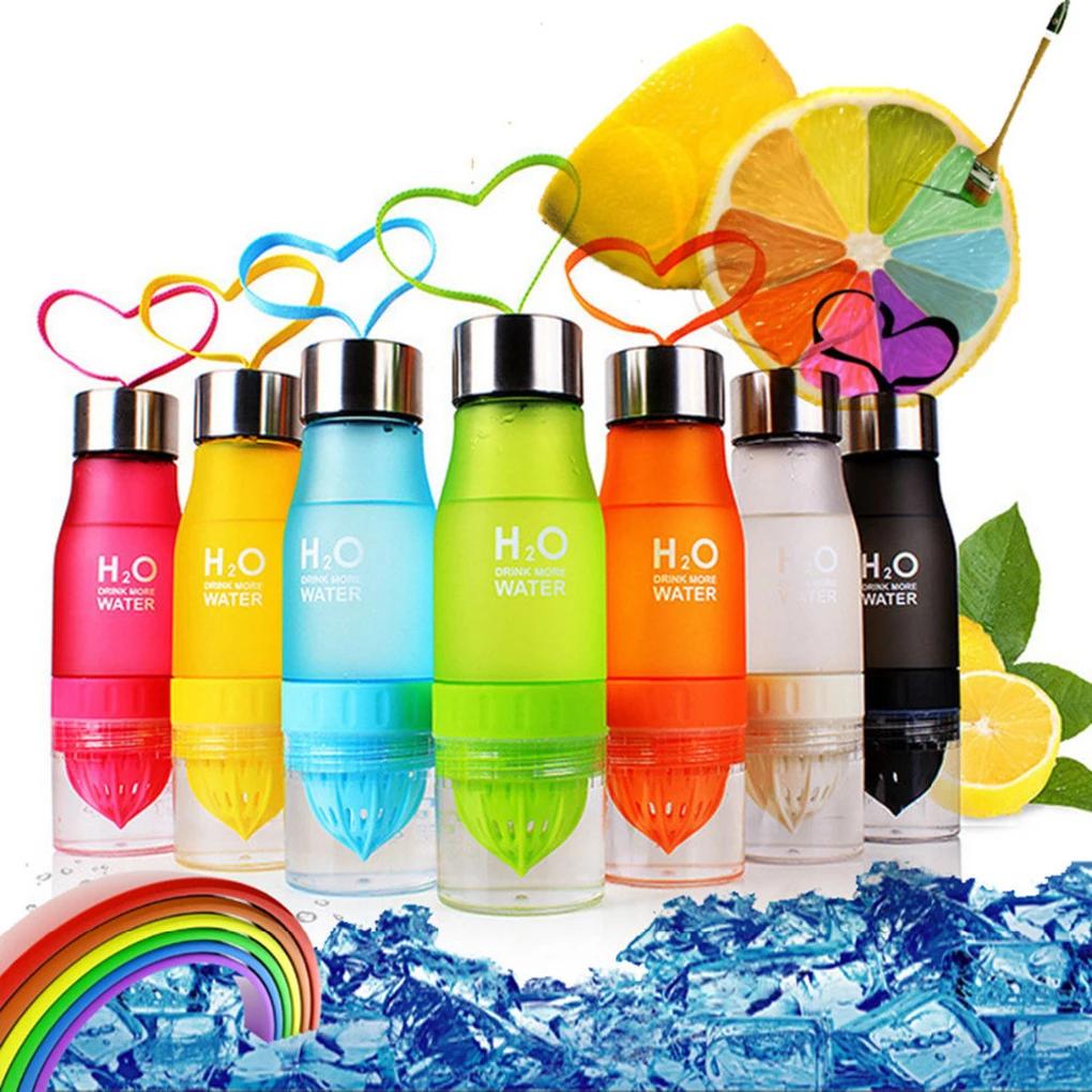 650ml H2O Lemon Juice Water Bottle Fruit Infuser Drinkware Sport Shaker Cute Water Drinking Bottles Transparent Water Bottle
650ml H2O Lemon Juice Water Bottle Fruit Infuser Drinkware Sport Shaker Cute Water Drinking Bottles Transparent Water Bottle