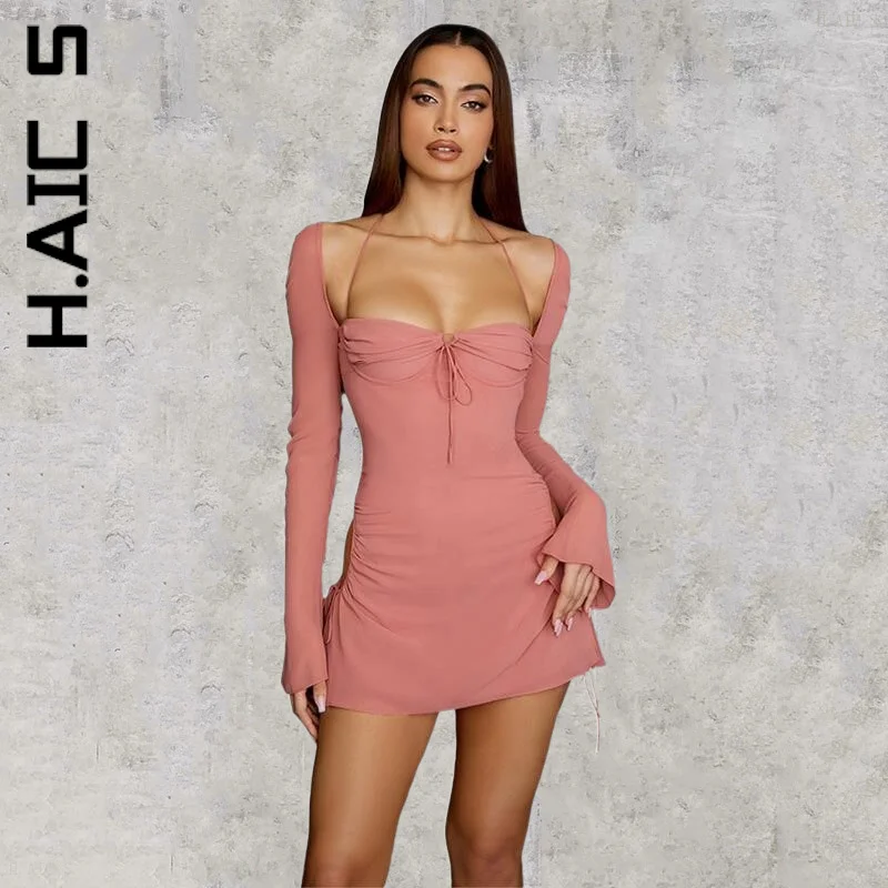 H.Aic S Fashion Square Collar Bandage Robes Dress Ladies Dress Chic Popular Robe Soft Lazy Female Women Clothing Vestidos
H.Aic S Fashion Square Collar Bandage Robes Dress Ladies Dress Chic Popular Robe Soft Lazy Female Women Clothing Vestidos