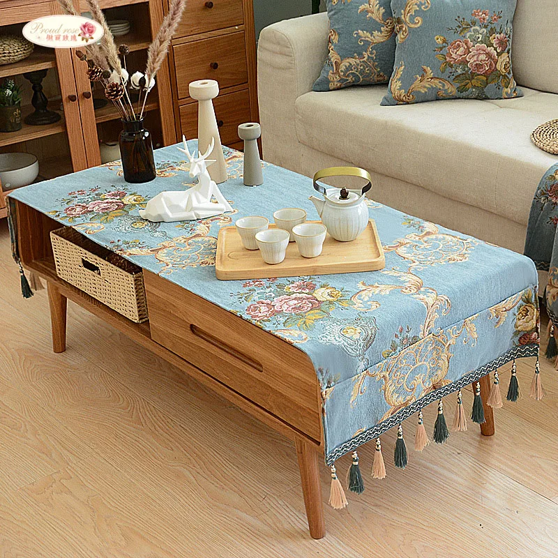 Proud Rose High Grade Chenille Table Cloth Rectangular Tea Table Cloth Tassel Thicken Table Cover Home Decoration
Proud Rose High Grade Chenille Table Cloth Rectangular Tea Table Cloth Tassel Thicken Table Cover Home Decoration