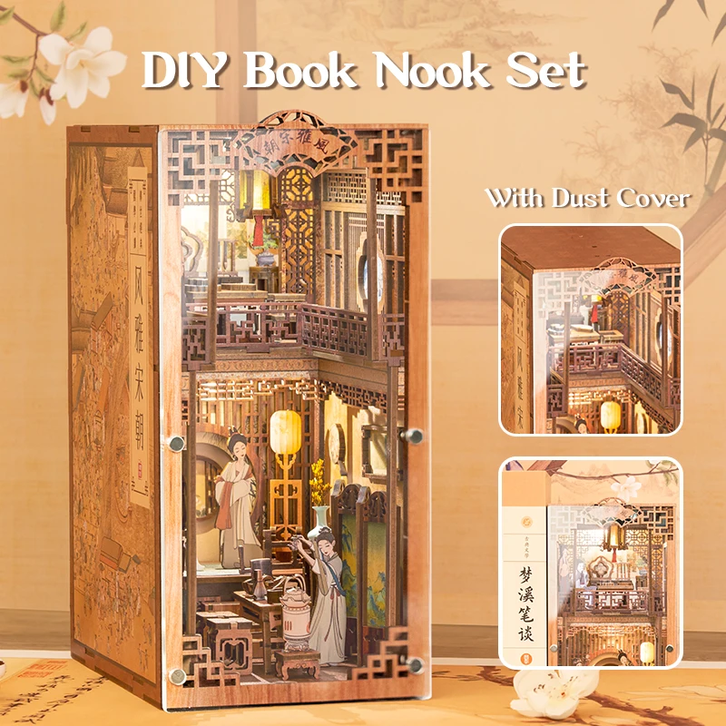 CUTEBEE DIY Книга Nook элегантная песня Миниатюрный Кукольный дом сенсорные огни С Пылезащитным покрытием для детей подарок
CUTEBEE DIY Книга Nook элегантная песня Миниатюрный Кукольный дом сенсорные огни С Пылезащитным покрытием для детей подарок