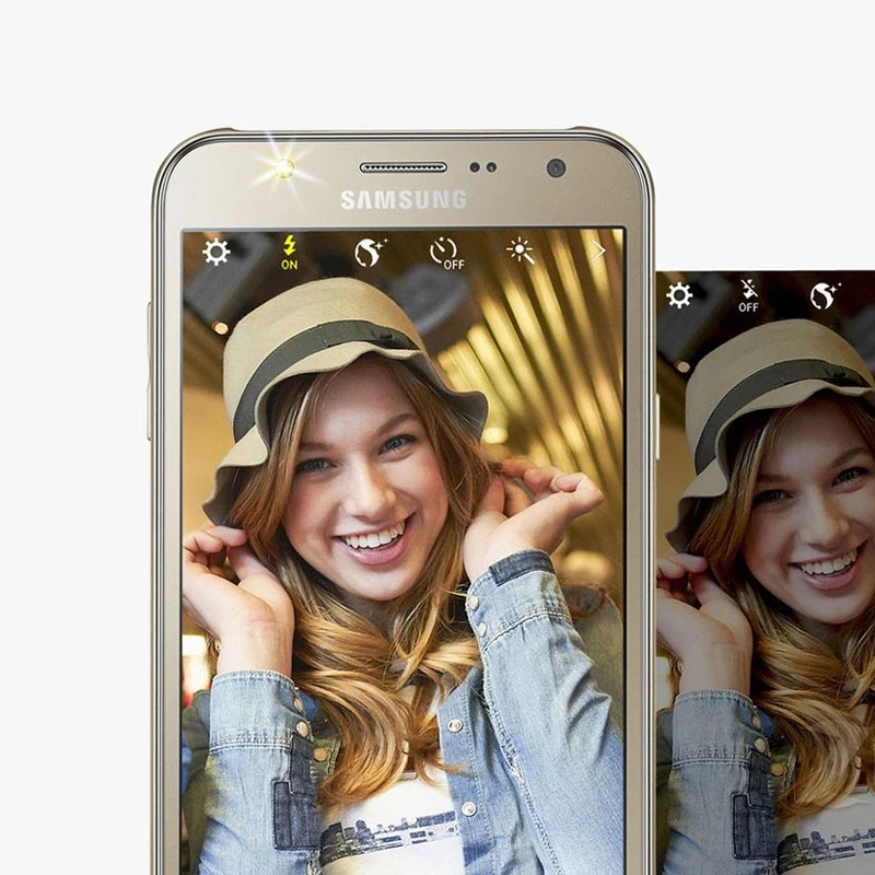 Смартфон Samsung Galaxy J7 J700F/J7008 разблокированный сотовый телефон 5 дюйма 1 ГБ ОЗУ 16 Гб