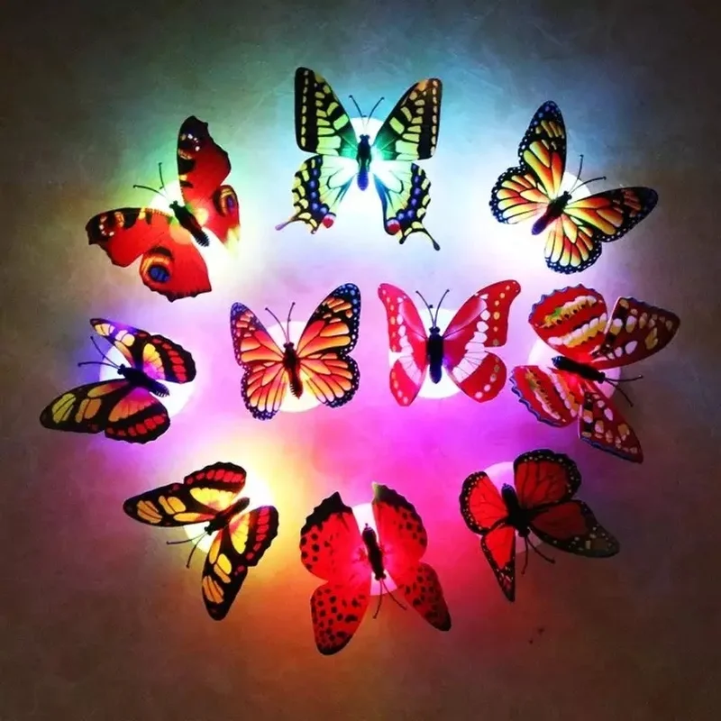 5 Pcs/set Color Changing Butterfly LED Night Light Butterfly LED Wall Sticker Family Room Party Table Wall Decor Bedroom Decor
5 Pcs/set Color Changing Butterfly LED Night Light Butterfly LED Wall Sticker Family Room Party Table Wall Decor Bedroom Decor